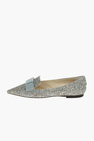 Point Toe GALA Glittery Ballet Flats