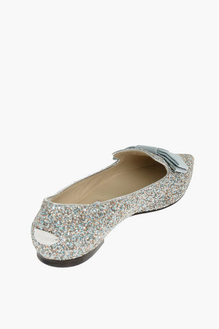 Point Toe GALA Glittery Ballet Flats