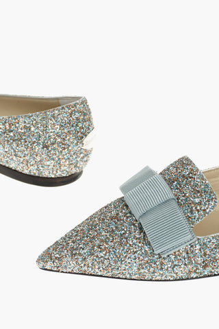 Point Toe GALA Glittery Ballet Flats