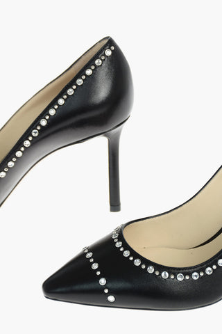 Pumps ROMY in Pelle Borchiata 9cm