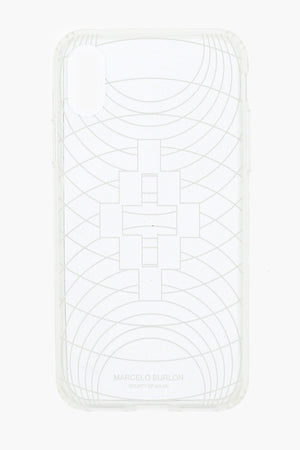 Transparent Cover for Iphone XS TECHNOFOLK with Embossed Print