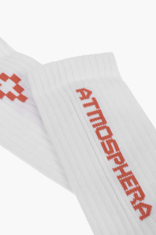 stretch solid color ATMOSPHERA SIDEWAY mid socks