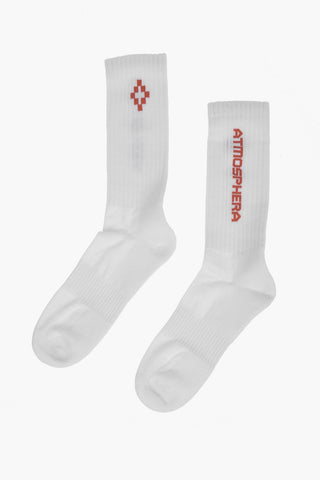 stretch solid color ATMOSPHERA SIDEWAY mid socks