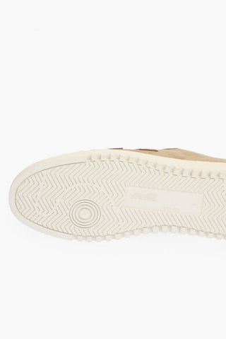 solid color suede HA_ 2.0 low-top sneakers with contrasting laces