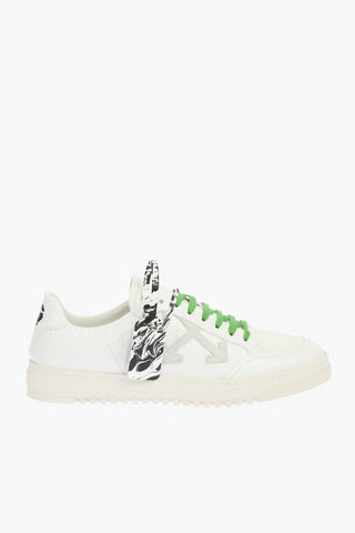 crocodile patterned leather sneakers