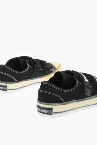 sneakers basse VULCANIZED con logo a contrato e chiusura in velcro