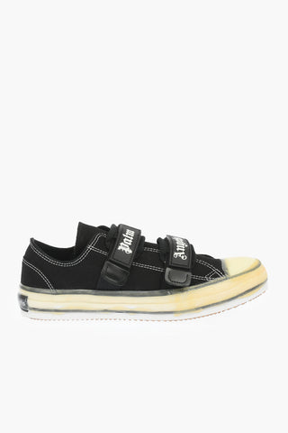 sneakers basse VULCANIZED con logo a contrato e chiusura in velcro