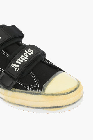 sneakers basse VULCANIZED con logo a contrato e chiusura in velcro