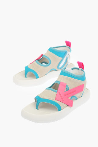 fluo arrow suede SURF Thong Sandals 