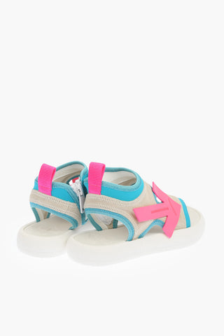 fluo arrow suede SURF Thong Sandals 