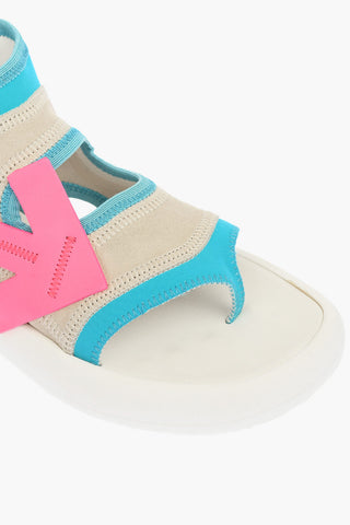fluo arrow suede SURF Thong Sandals 