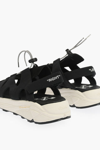 cut out details running sandals
