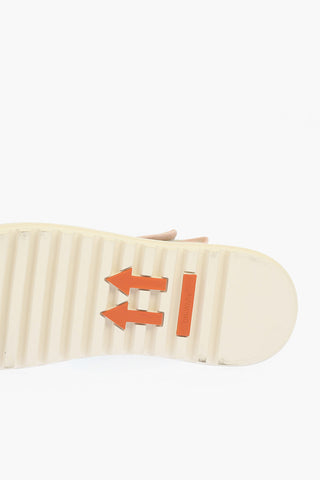 touch strap closure MOTO WRAP high top sneakers with contrasting details