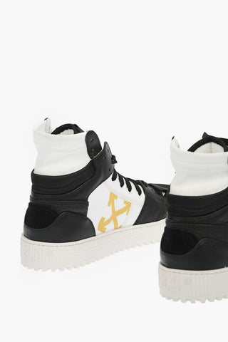 sneakers alte 3.0 in pelle e tessuto