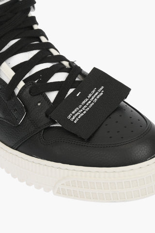 sneakers alte 3.0 in pelle e tessuto