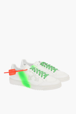 leather 2.0 sneaker with spray detail