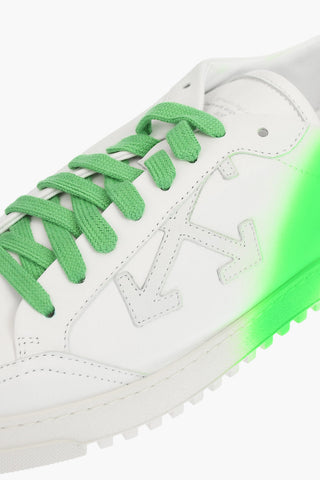 leather 2.0 sneaker with spray detail