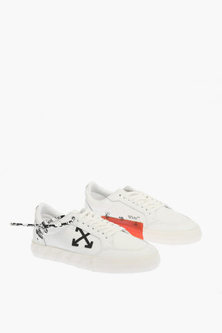 textured Leather LOW VULCANIZED low-top Sneakers with embossed details