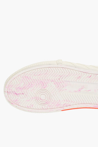 textured Leather LOW VULCANIZED low-top Sneakers with embossed details