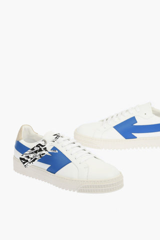 leather ARROW sneakers with contrasting details