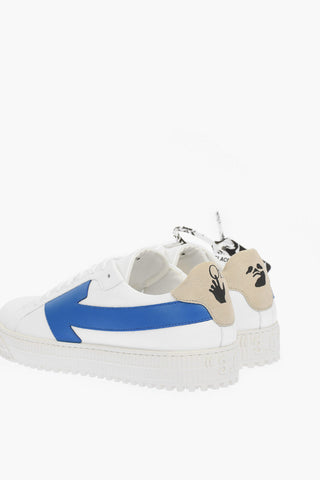 leather ARROW sneakers with contrasting details