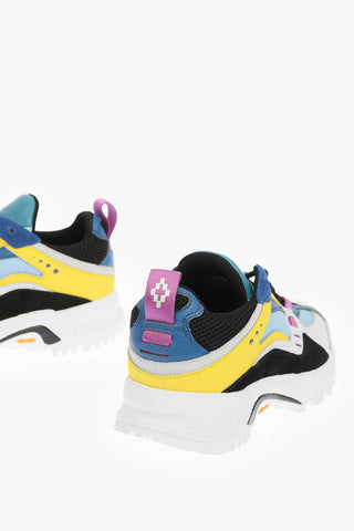 leather and mesh details CROSS RUNNER low-top sneakers