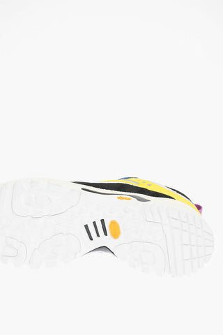 leather and mesh details CROSS RUNNER low-top sneakers