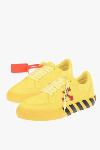 solid color LOW VULCANIZED sneakers with contrasting details