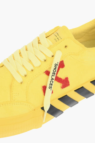 solid color LOW VULCANIZED sneakers with contrasting details