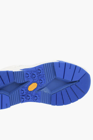 Leather and Fabric L C-RUN 3000 Sneakers