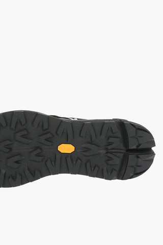 contrasting laces suede JOGGER low-top sneakers