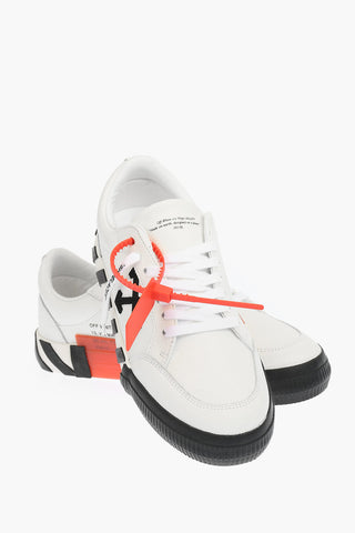textured Leather LOW VULCANIZED low-top Sneakers with embossed details
