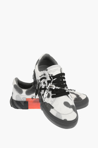 tie dye effect VULCANIZED low-top sneakers