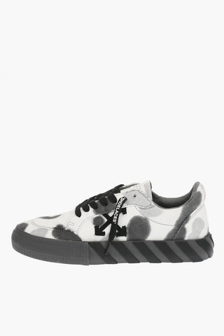 tie dye effect VULCANIZED low-top sneakers