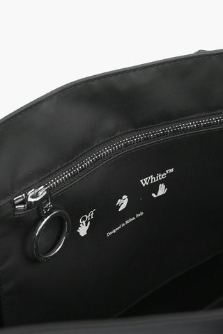 borsa Tote a tinta unita con stampa