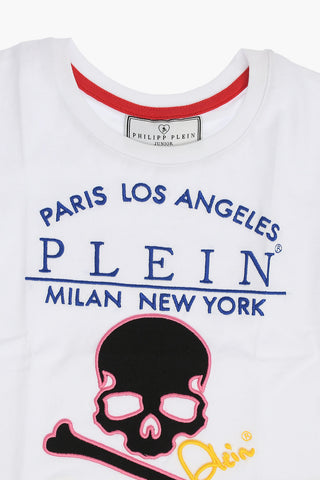 embroidered crew-neck t-shirt