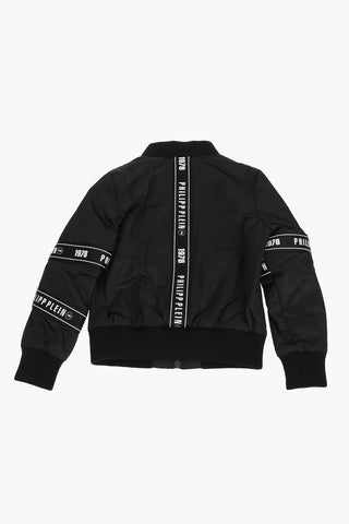EST 1978 Bomber STATEMENT a 2 tasche con bande logate