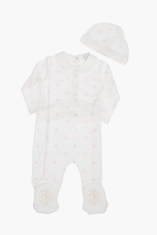 all over printed BIBI Body and Bonnet set
