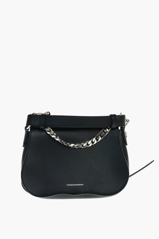 205W39NYC Borsa a Spalla in Pelle con Catena