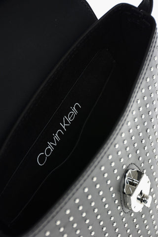 Studded Leather Bucket Bag