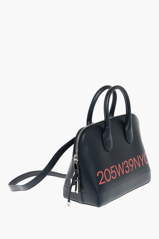 205W39NYC Printed Leather Tote Bag with Lock