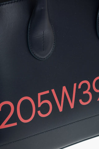 205W39NYC Printed Leather Tote Bag with Lock