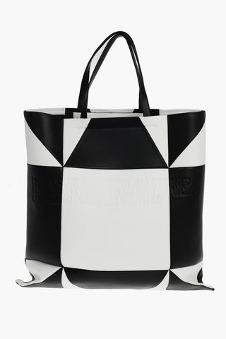 205W39NYC Bicolor Leder Tote Bag MAXI