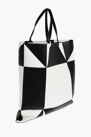 205W39NYC Bicolor Leder Tote Bag MAXI