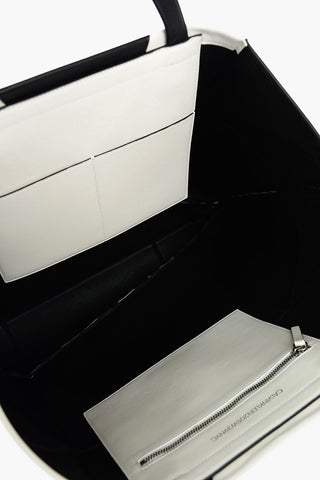 205W39NYC Bicolor Leder Tote Bag MAXI