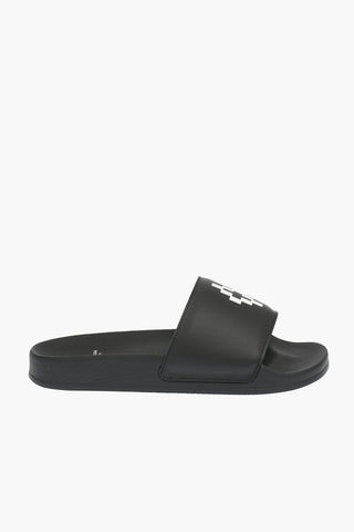 sliders CROSS in ecopelle a tinta unita