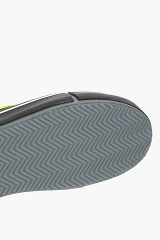 fluo details Canvas CROSS VULCANIZED Slip On Sneakers