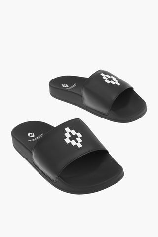 sliders CROSS in ecopelle a tinta unita