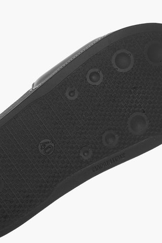 sliders CROSS in ecopelle a tinta unita