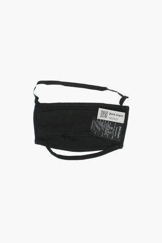 logo printed cotton face mask